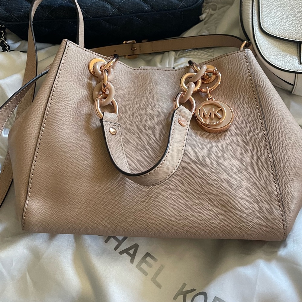 Once used, like new Michael Kors Small designer handbag